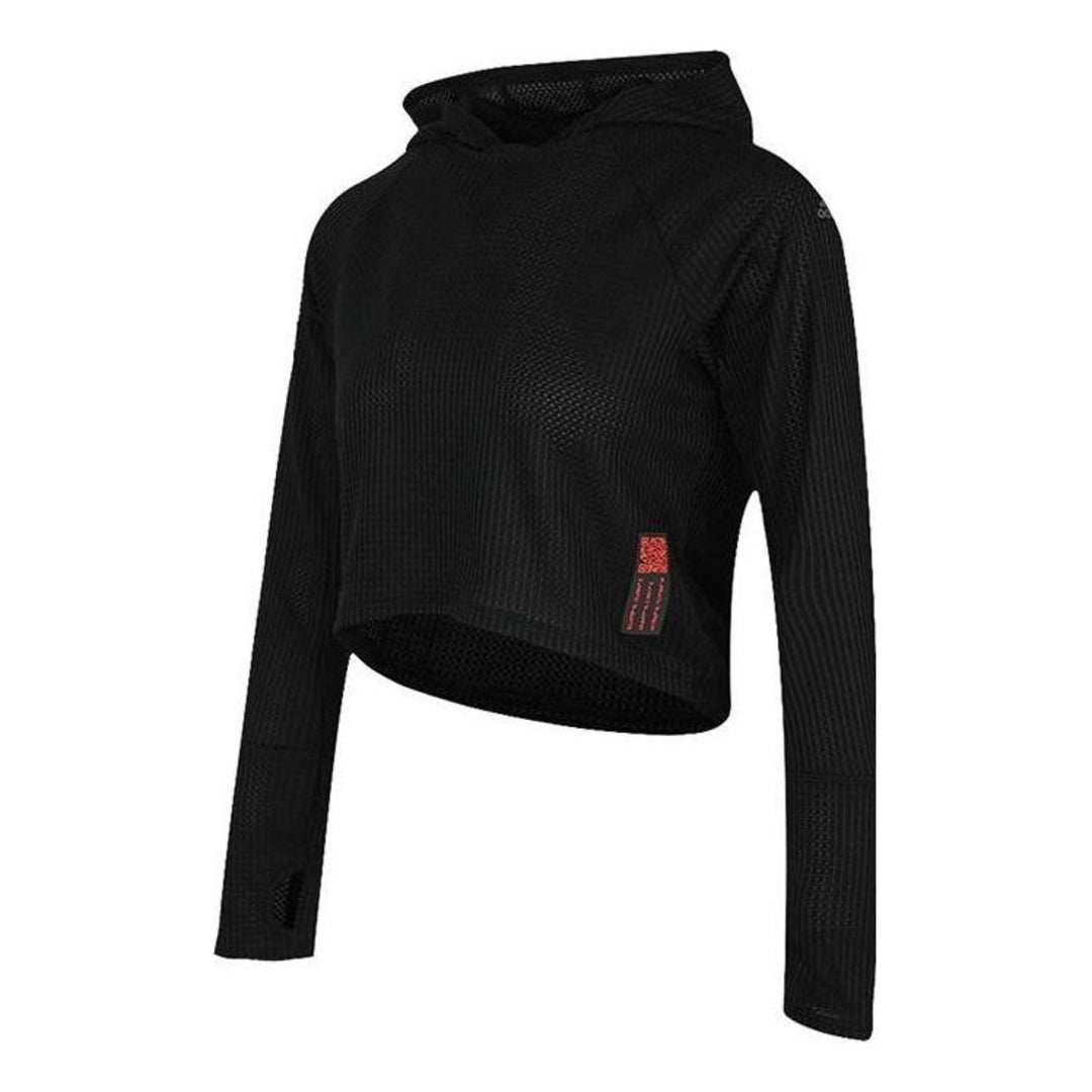 (WMNS) adidas Adapt To Chaos Black Training Hoodie 'Black' DZ1550