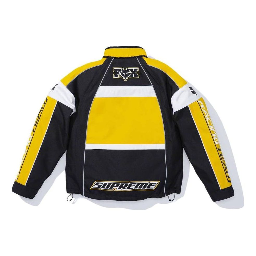 Supreme x Fox Racing Jacket 'Yellow Black White' SUP-FW23-145