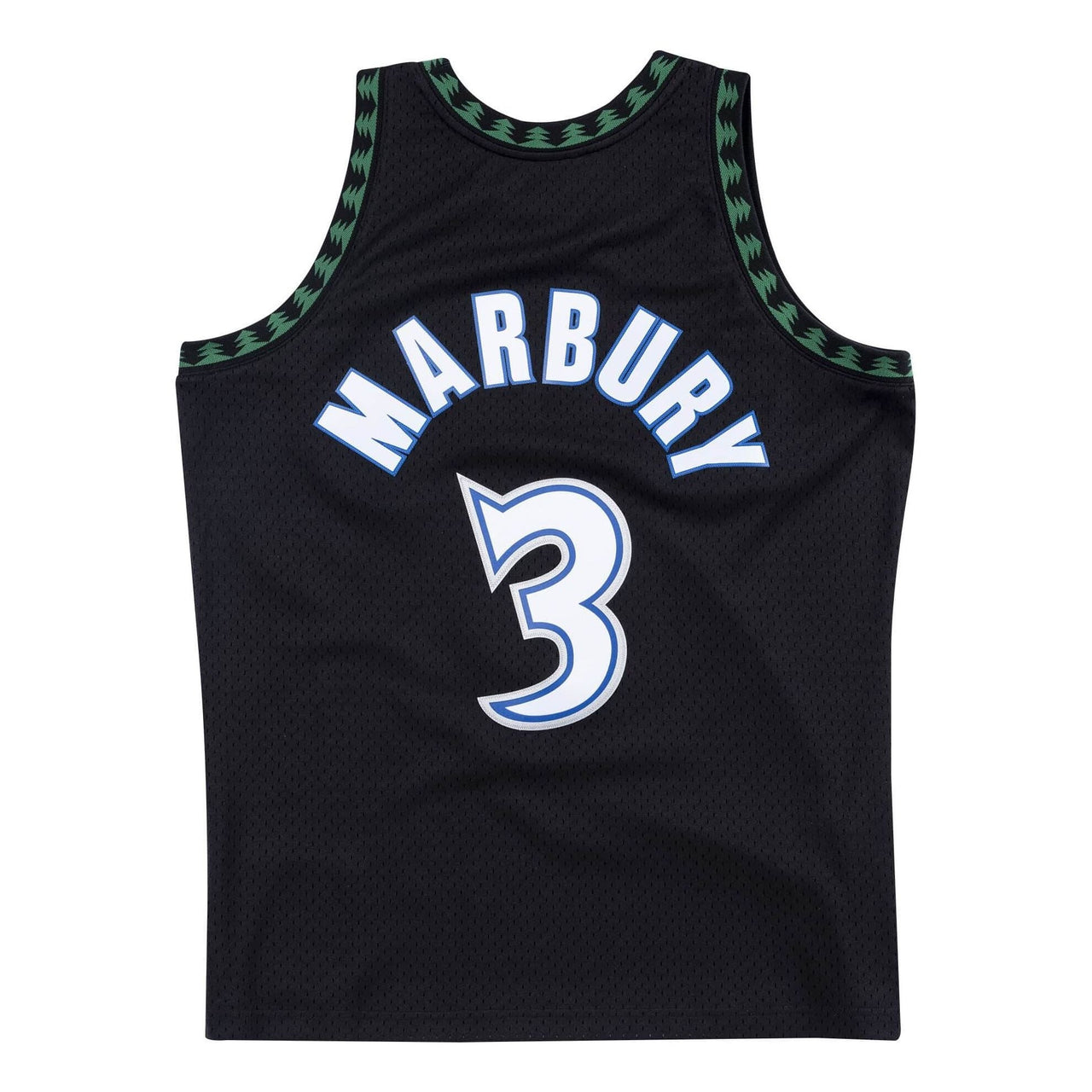 Mitchell & Ness x NBA Minnesota Timberwolves 1997-98 Swingman Jersey 'Stephon Marbury 3' SMJYGS18393-MTIBLCK97SMB