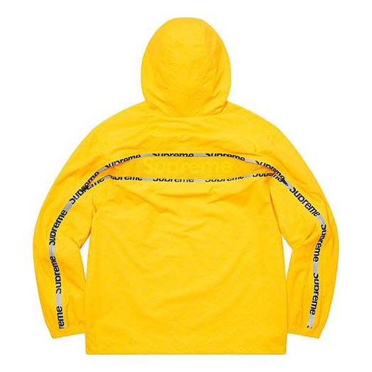 Supreme Reflective Zip Hooded Jacket 'Yellow Black' SUP-SS21-531