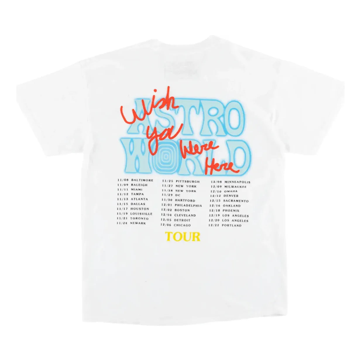 Travis Scott No Bystanders Tee 'White' TC-312