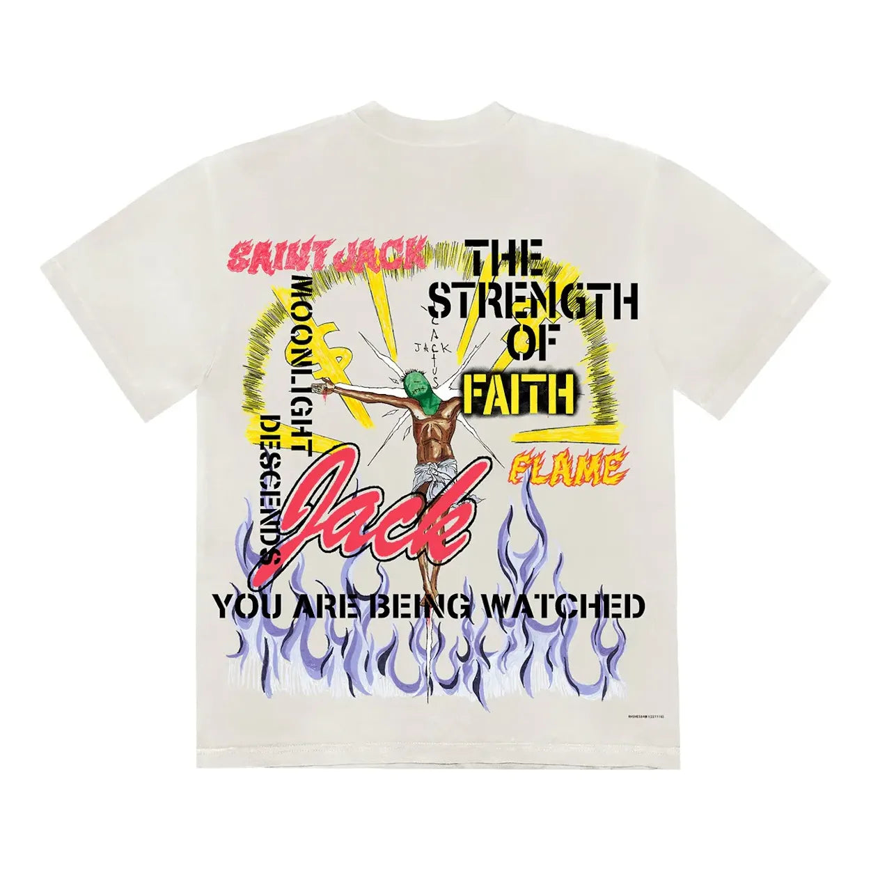 Travis Scott Utopia x St Michael 3A T-Shirt 'White' TSUT-SS29