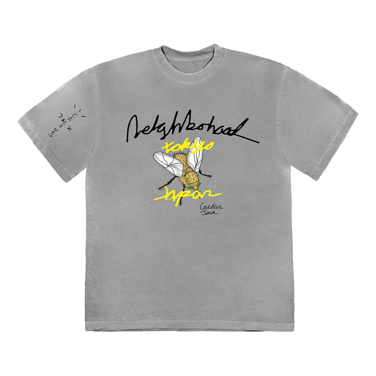 Travis Scott Cactus Jack X Neighborhood Carousel T-Shirt 'Grey' TC-384