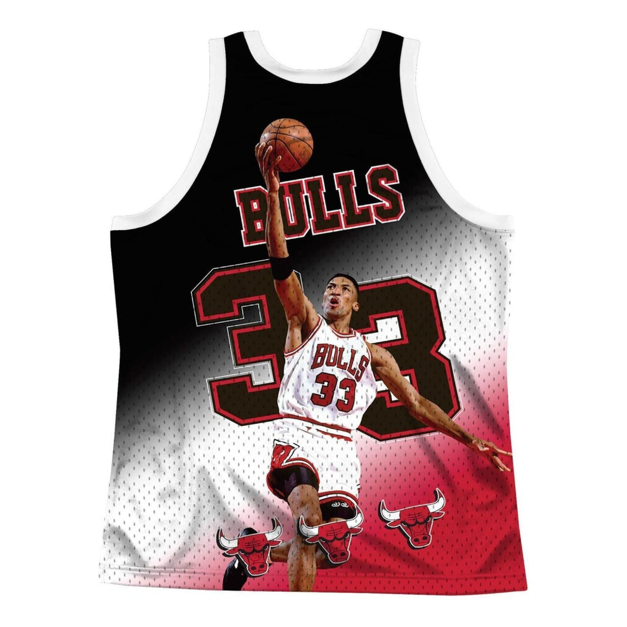 Mitchell & Ness x NBA Chicago Bulls Behind The Back Jersey 'Scottie Pippen 33' MSTKMI19002-CBUWHITSPI
