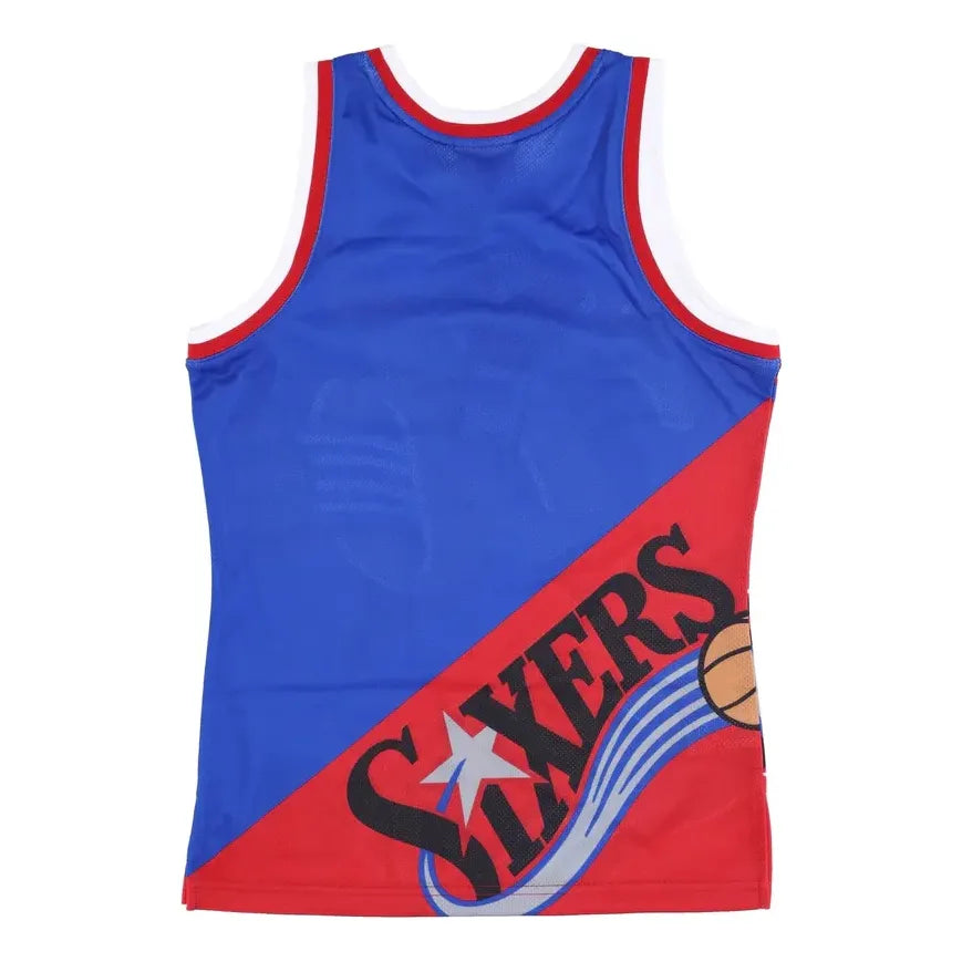 Mitchell & Ness x NBA Big Face Fashion Tank 5.0 'Philadelphia 76ers' TMTK4350-P76YYPPPBLUE