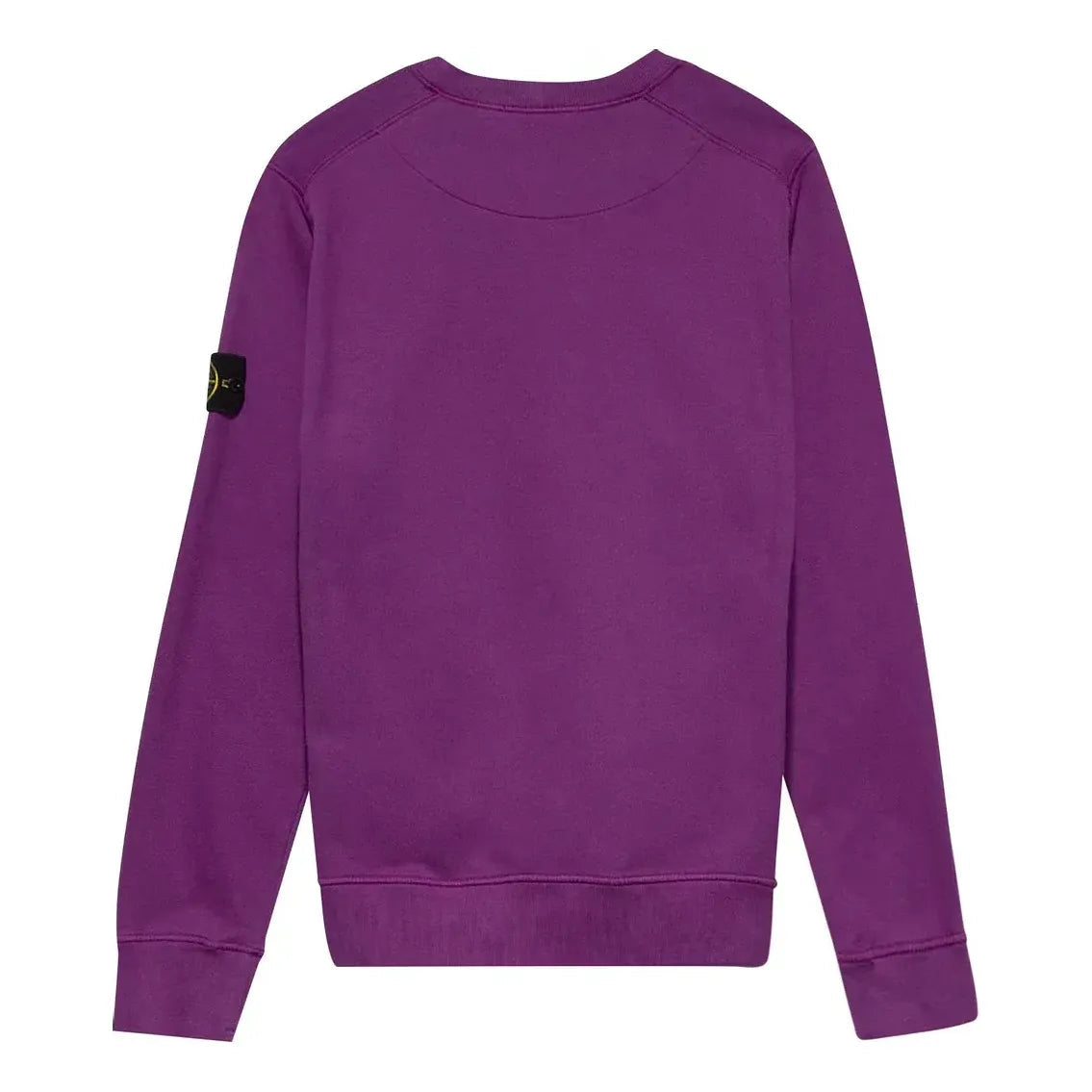STONE ISLAND Badge Logo Crewneck Sweatshirt 'Magenta' 751563020-V0045