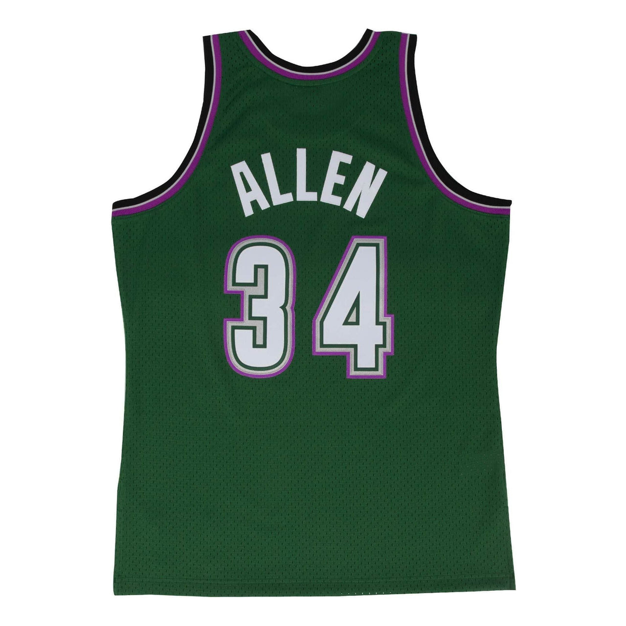 Mitchell & Ness NBA Ray Allen Milwaukee Bucks 1996/97 Swingman Jersey #34 SMJYGS18181-MBUDKGNRAL96