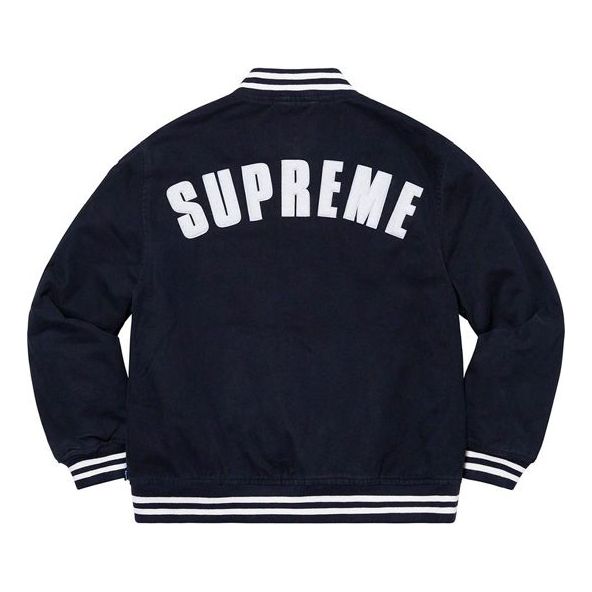 Supreme x New Era x MLB Varsity Jacket 'Black Multi-Color' SUP-SS20-573