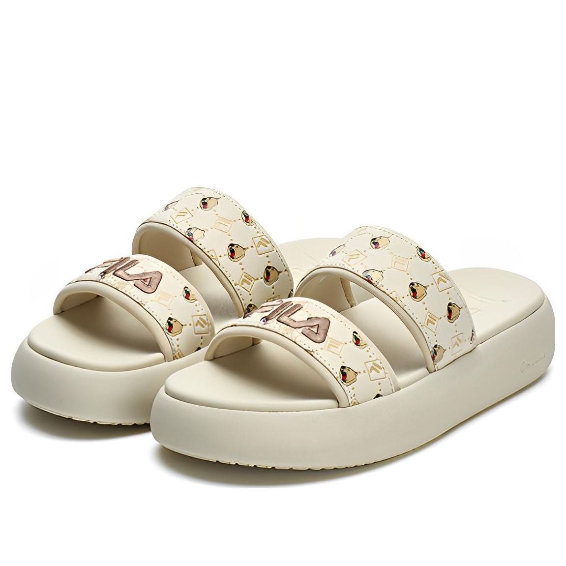 (WMNS) FILA Donut 'Beige' F12W321503FAG