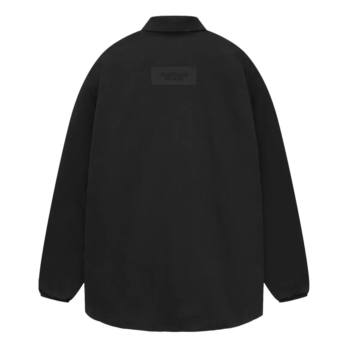 Fear of God Essentials SS24 Denim Filled Shirt Jacket 'Overdye Black Denim' 202SP244591F