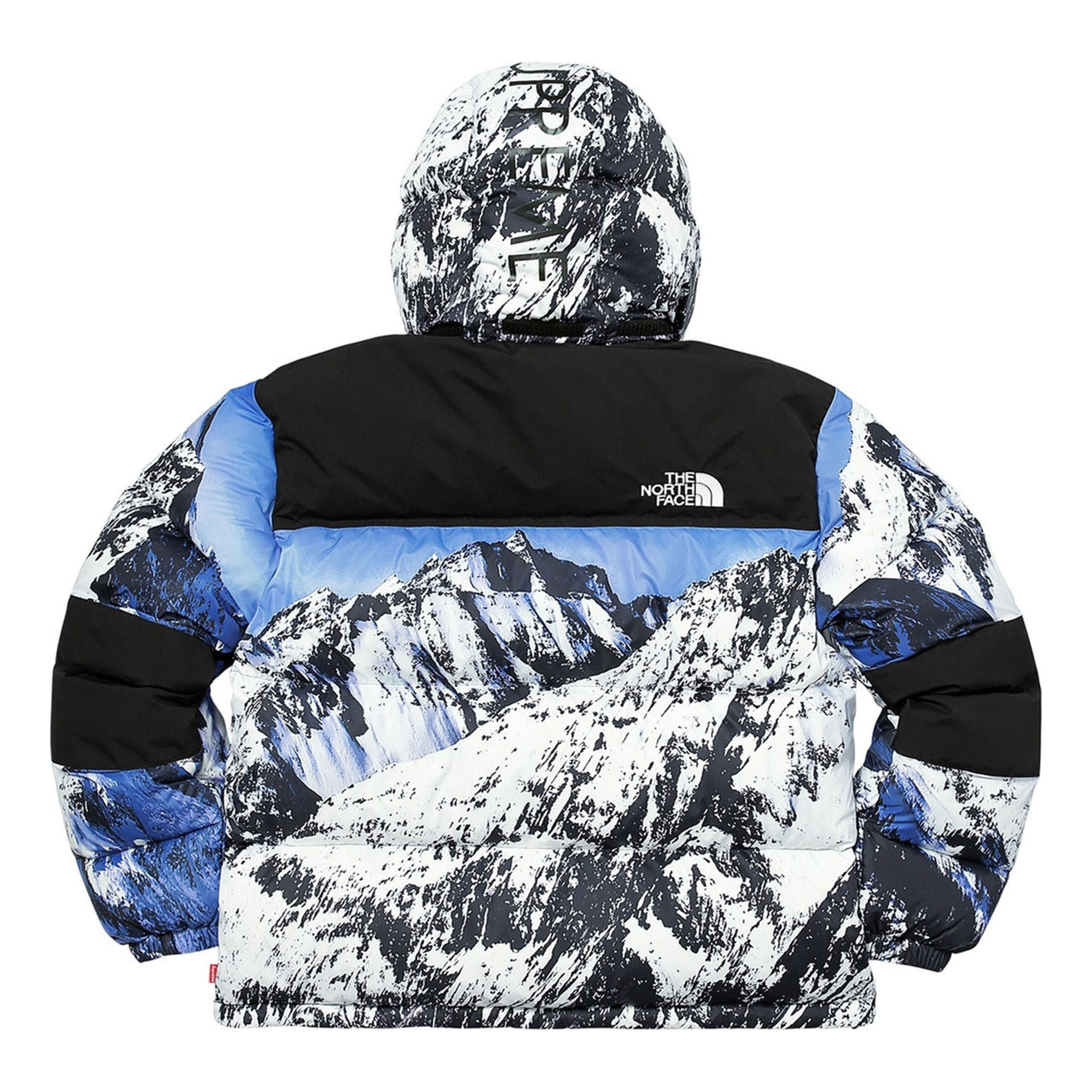 Supreme x The North Face Mountain Baltoro 700 Fill Down Jacket 'White Blue Black' SUP-SS18-599