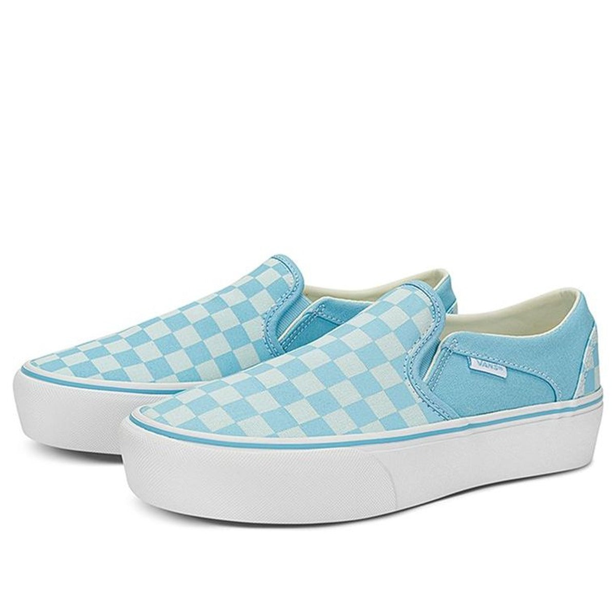 (WMNS) Vans Asher Platform California 'Blue White' VN0A3WMMYRQ