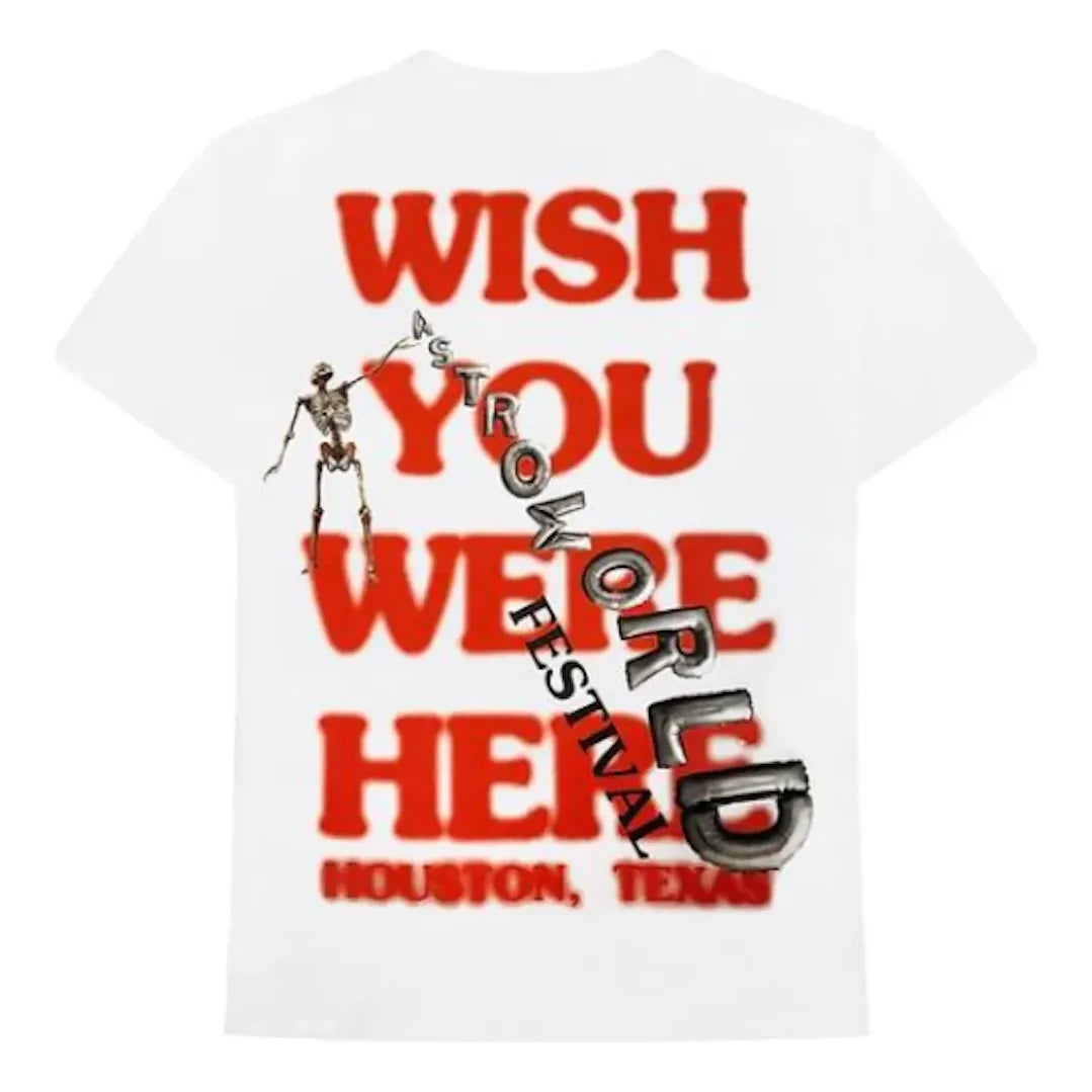 Travis Scott Wish You Were Here Festival Tee 'White' CJFN-SS42