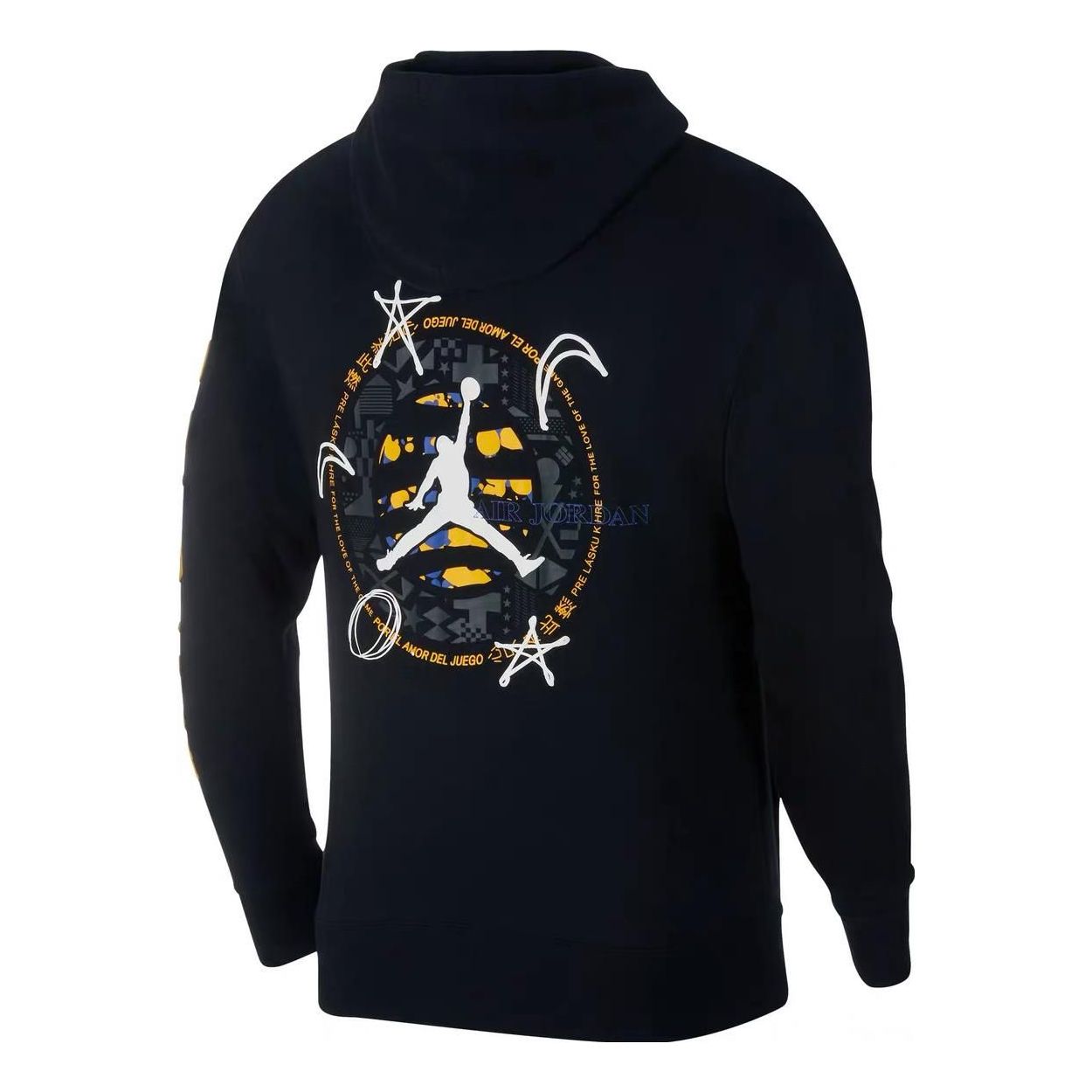Air Jordan Legacy FIBA 10 Fleece Hoodie 'Black' CJ9098-010