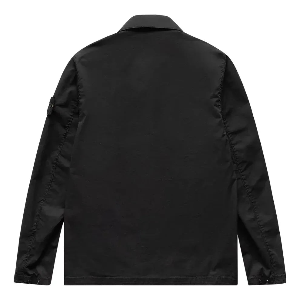 STONE ISLAND Compass Logo Shirt Jacket 'Black' 781510210-V0029