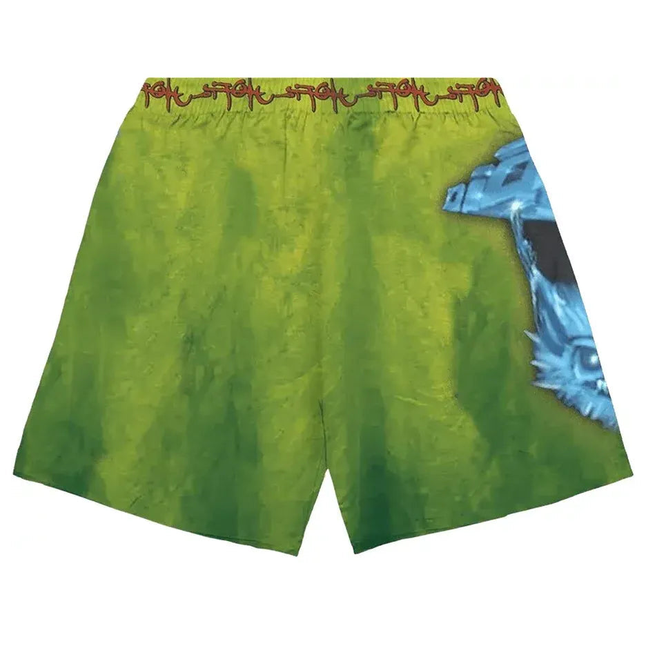Travis Scott Cactus Jack UTOPIA Hyena Shorts 'Green' TSUT-PS25