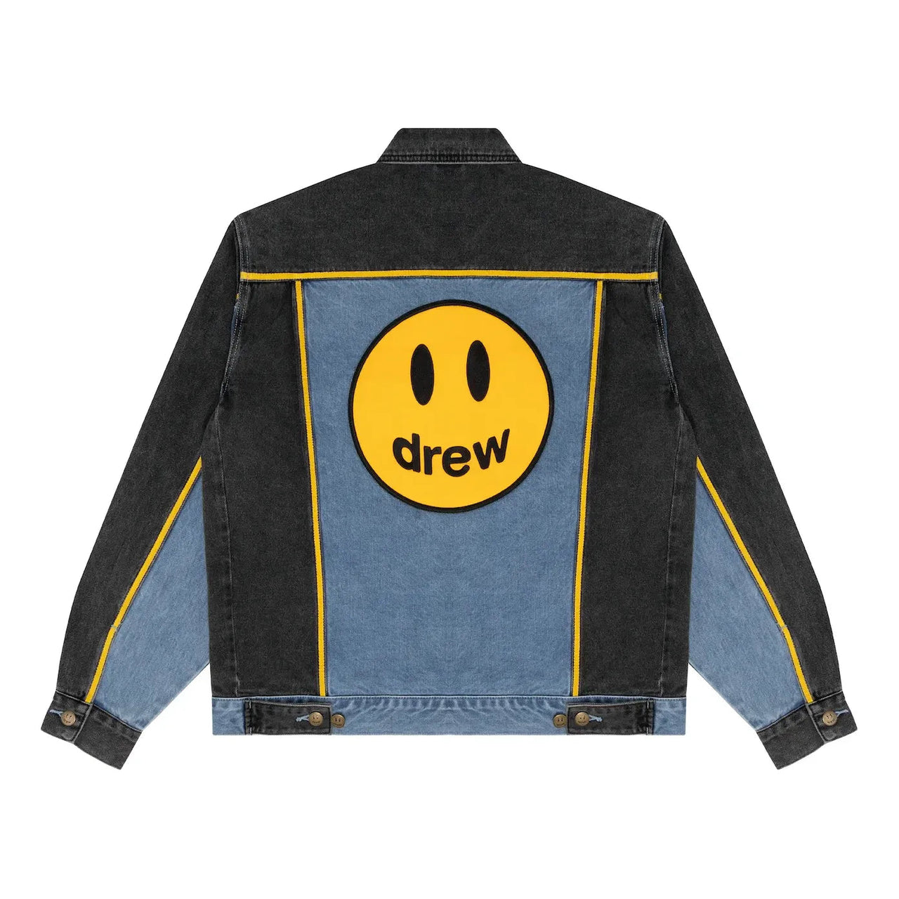 Drew House Oversized Mascot Trucker Jacket 'Vintage Color Block' DR-FW22-343