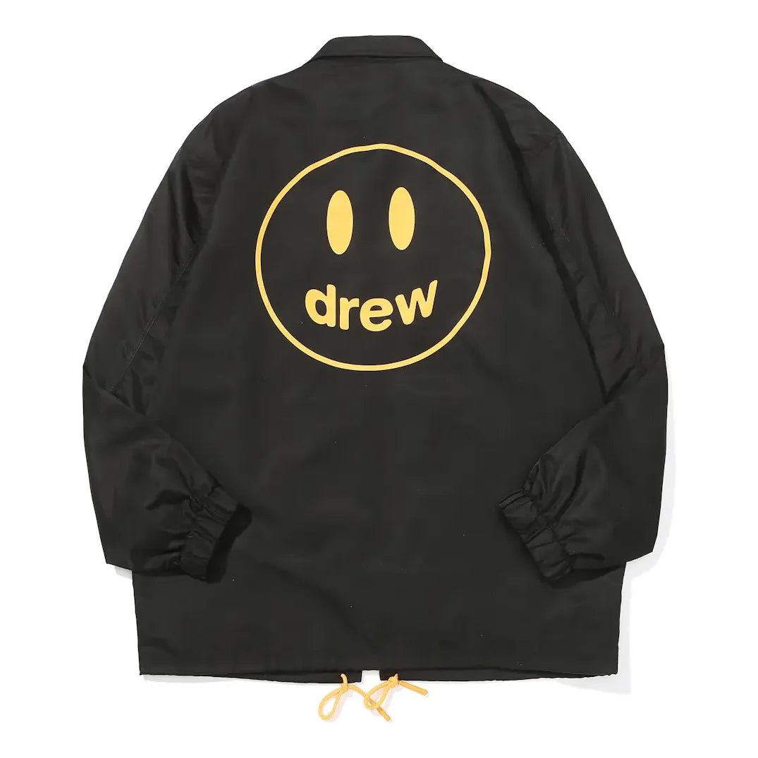 Drew House Nylon Twill Coaches Jacket 'Black' DR-FW21-115