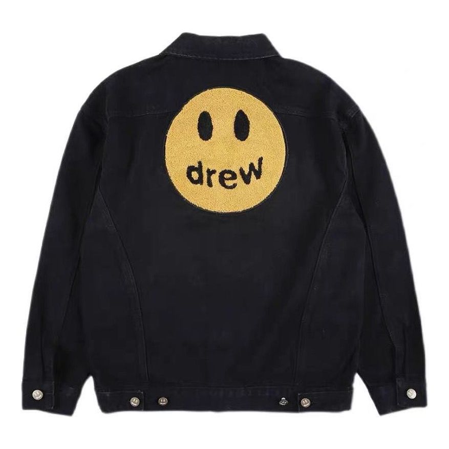 Drew House Chenille Mascot Patch Trucker Jacket 'Black' DR-SS20-016