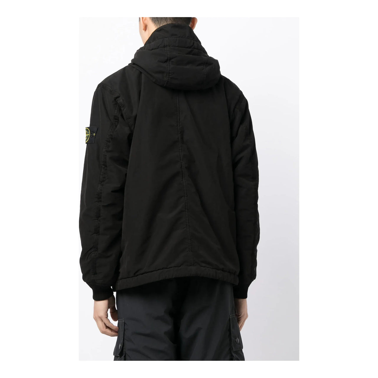 STONE ISLAND Compass-motif Hooded Jacket 'Black' 791541631-V0029