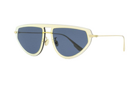 DIOR Plastic Metal Aviator Sunglasses Women's Gold