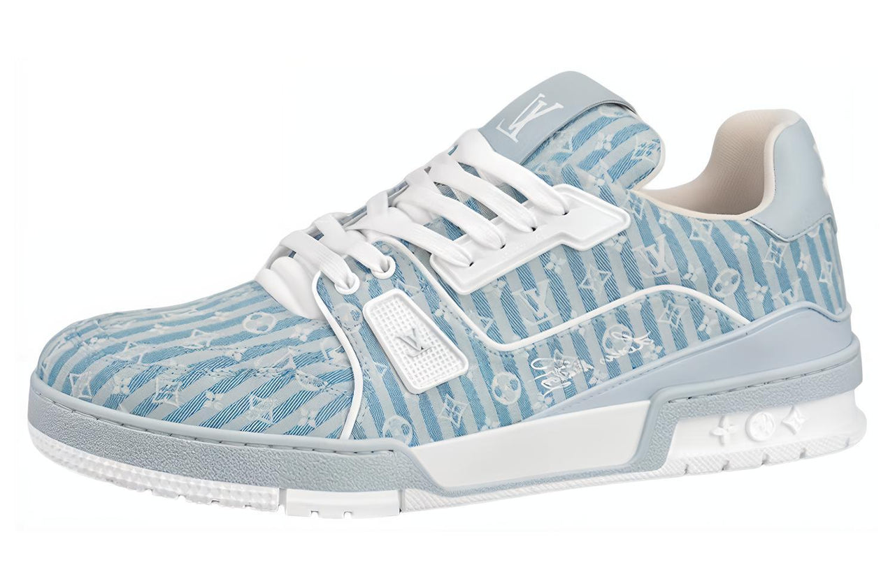 LOUIS VUITTON Trainer Blue Stripe Monogram