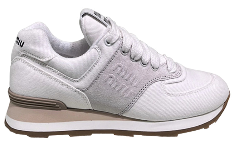 MIU MIU Low Top Casual Shoes Women's White