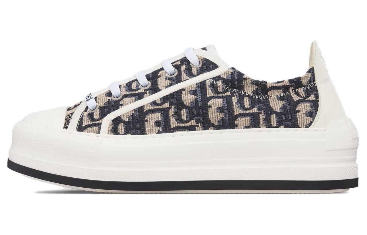 DIOR Women's Walk'n'DIOR Platform 'DIOR Oblique - Deep Blue'