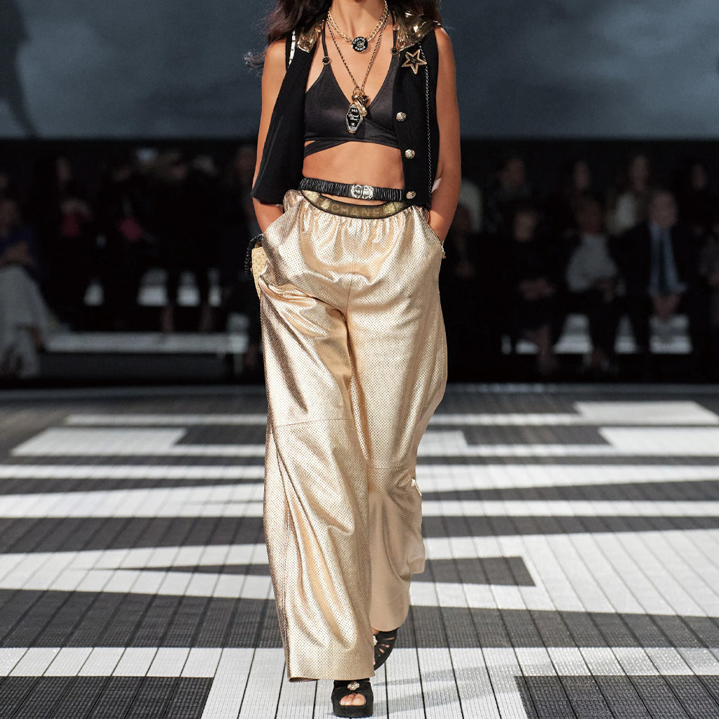 CHANEL SS24 Tank Top Women's Black