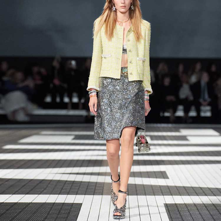 CHANEL SS24 24C Jackets & Coats Women's Spring Outerwear Yellow