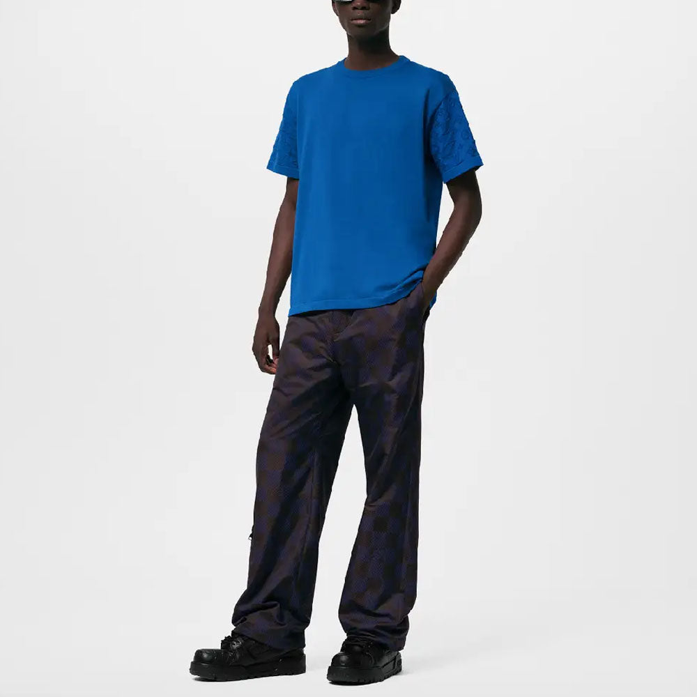 LOUIS VUITTON Short Sleeved Signature Crewneck