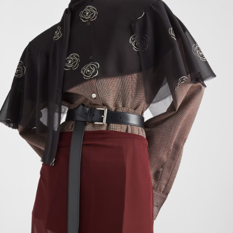 PRADA Square Buckle Belt