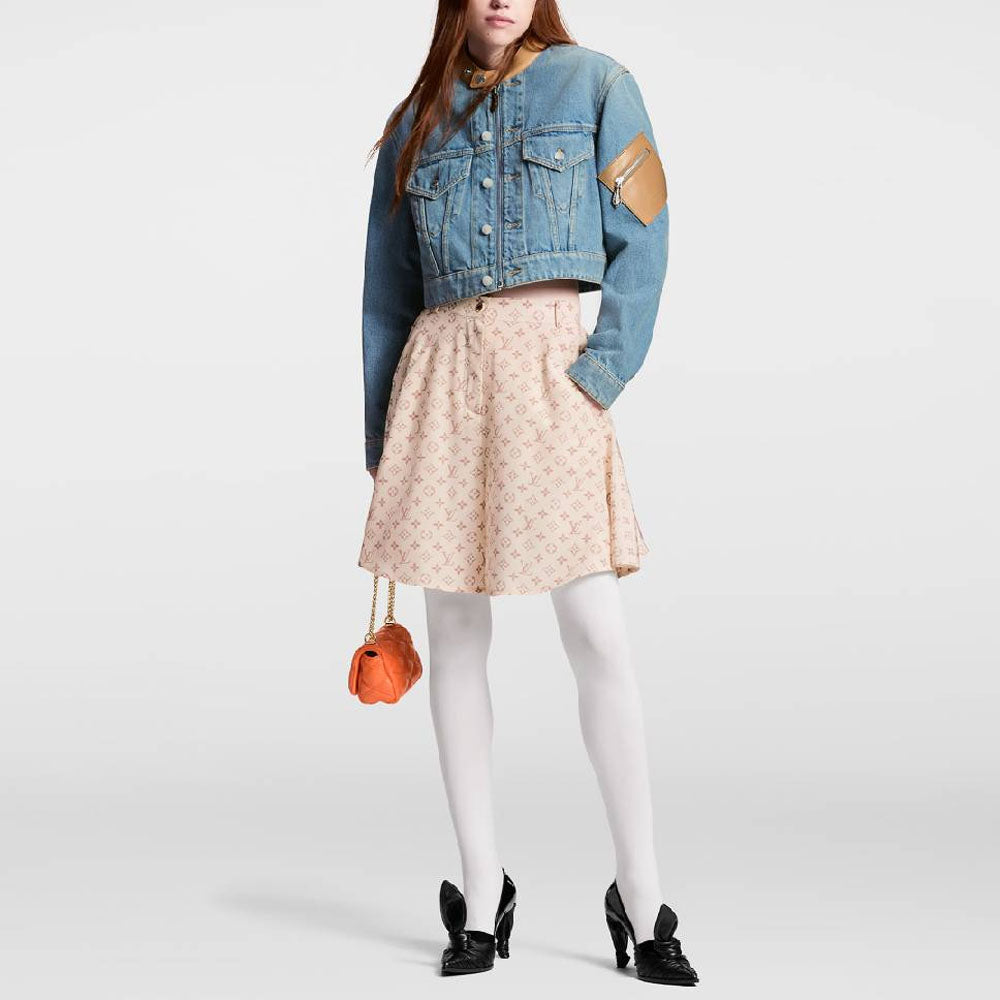 LOUIS VUITTON SS24 Denim Jacket Women's Blue