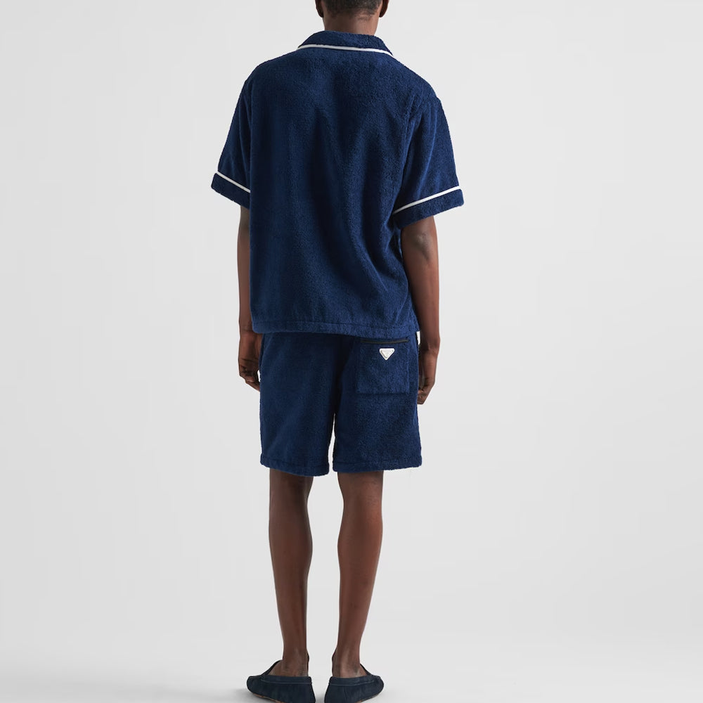 PRADA SS24 Shirt Men's Marine Blue