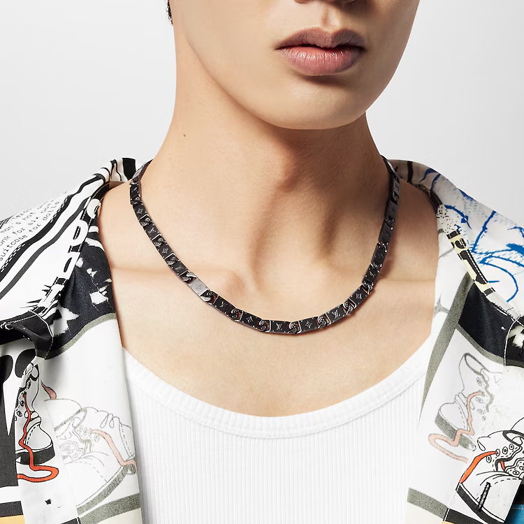 LOUIS VUITTON Monogram Tied Up Necklace