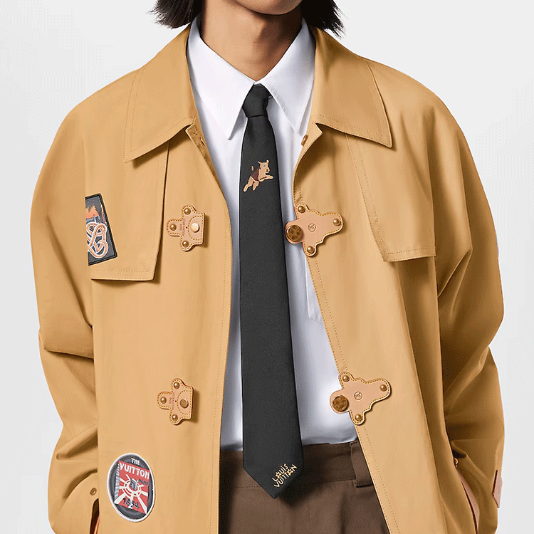 LOUIS VUITTON By Tyler The Creator Jumping Dog Tie