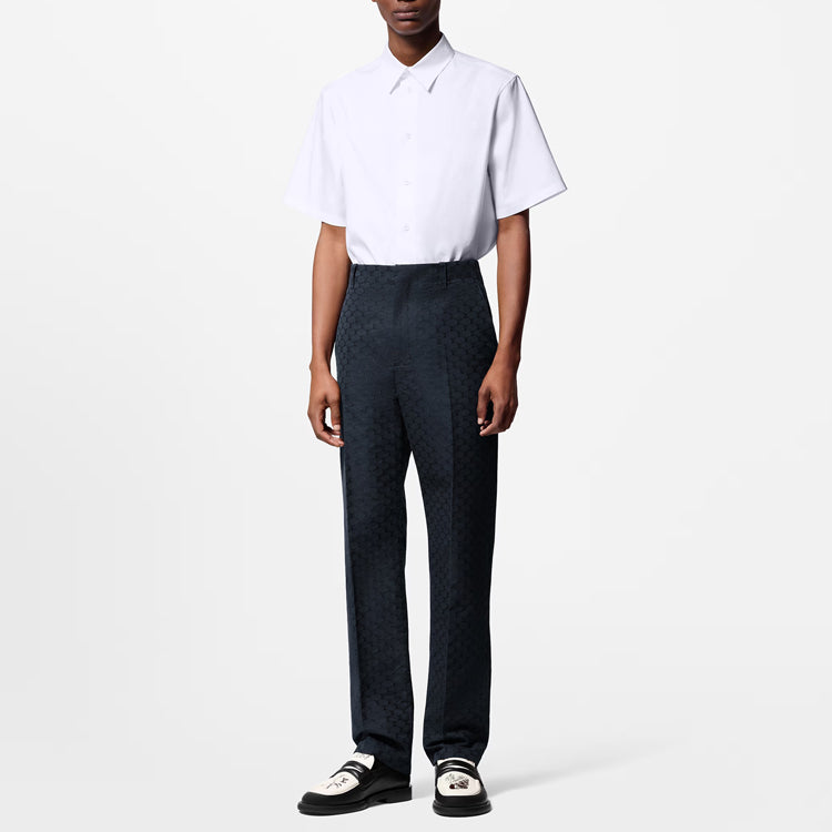 LOUIS VUITTON Silk And Cotton Blend Classic Pants