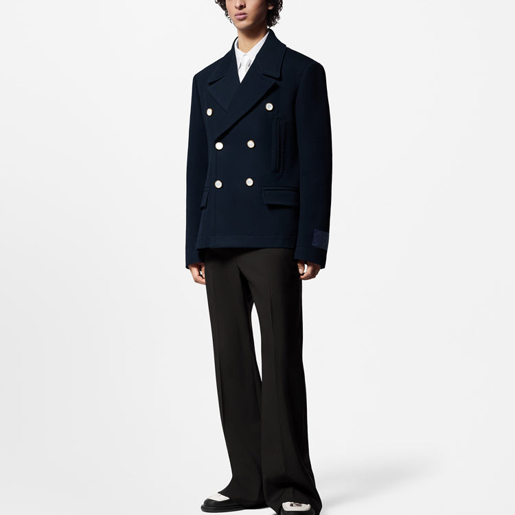 LOUIS VUITTON Cotton-Blend Pea Coat