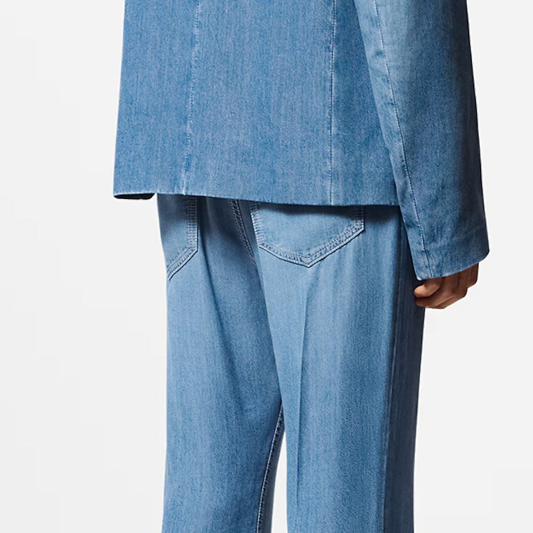 LOUIS VUITTON SS24 Casual Pants Men's Blue