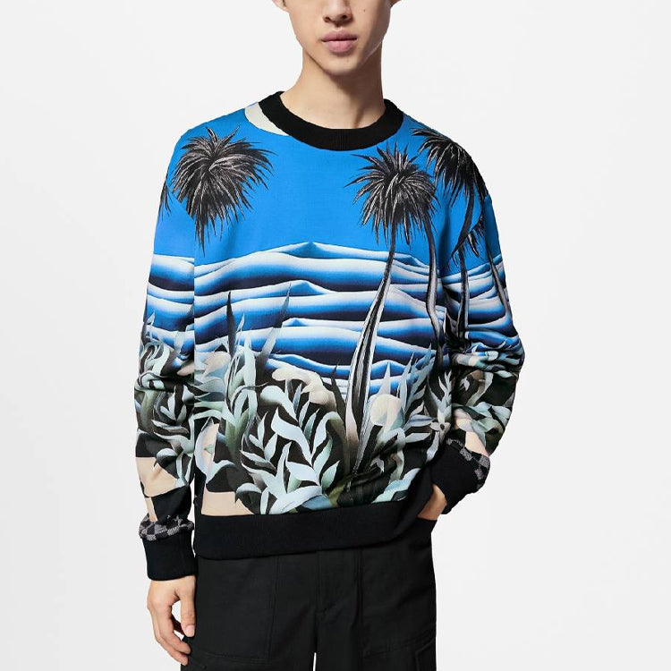 LOUIS VUITTON Printed Technical Cotton Sweatshirt