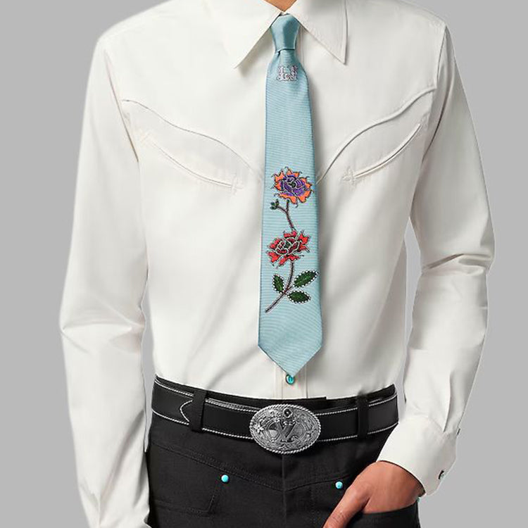 LOUIS VUITTON Lv Flowers Tie