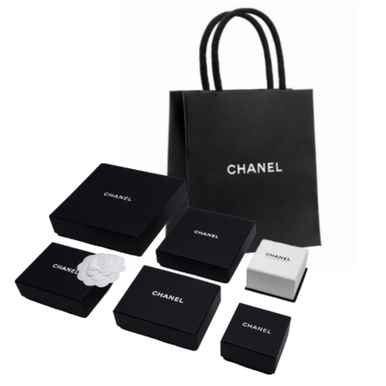CHANEL Metal Rings Unisex Beige Gold