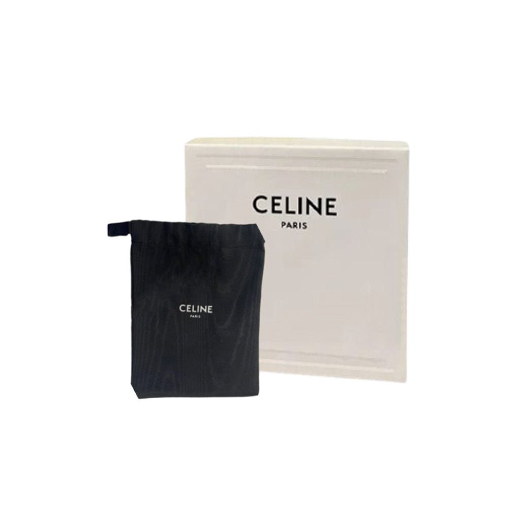 CELINE Medium Triomphe Belt In Taurillon Leather