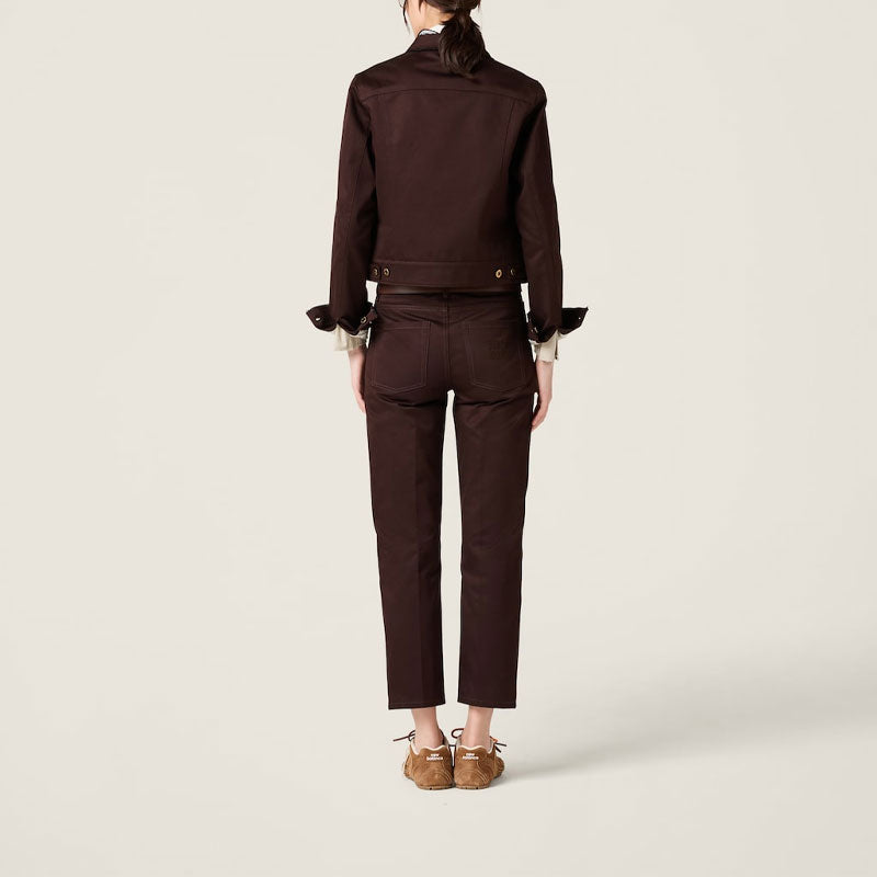 MIU MIU Casual Pants Women's Cocoa Brown