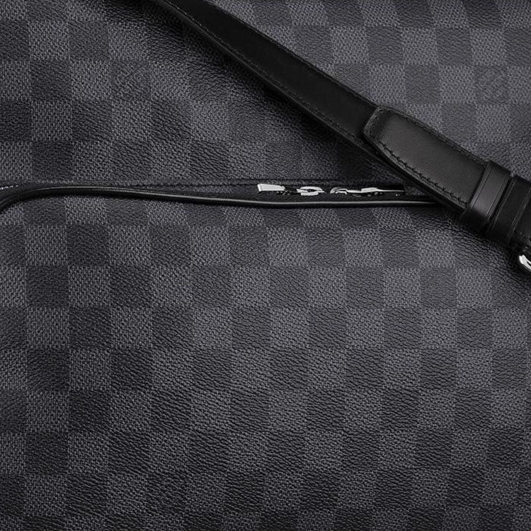 LOUIS VUITTON Canvas Canvas Bag Shoulder Bag Crossbody Bag Men's Black