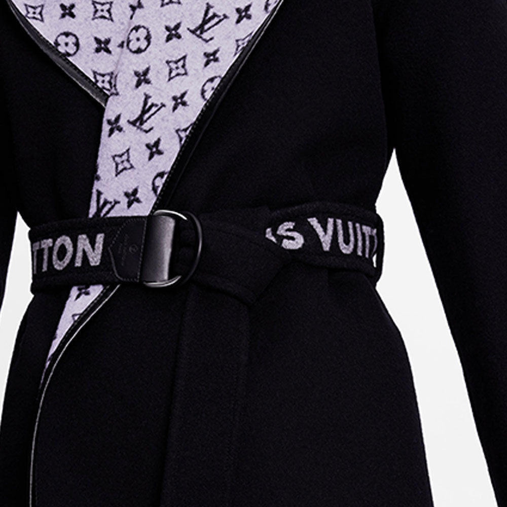 LOUIS VUITTON Coat Women's Black