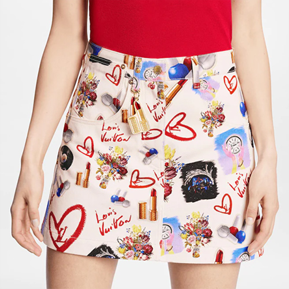 LOUIS VUITTON FW21 Casual Short Skirts Women's Multicolor