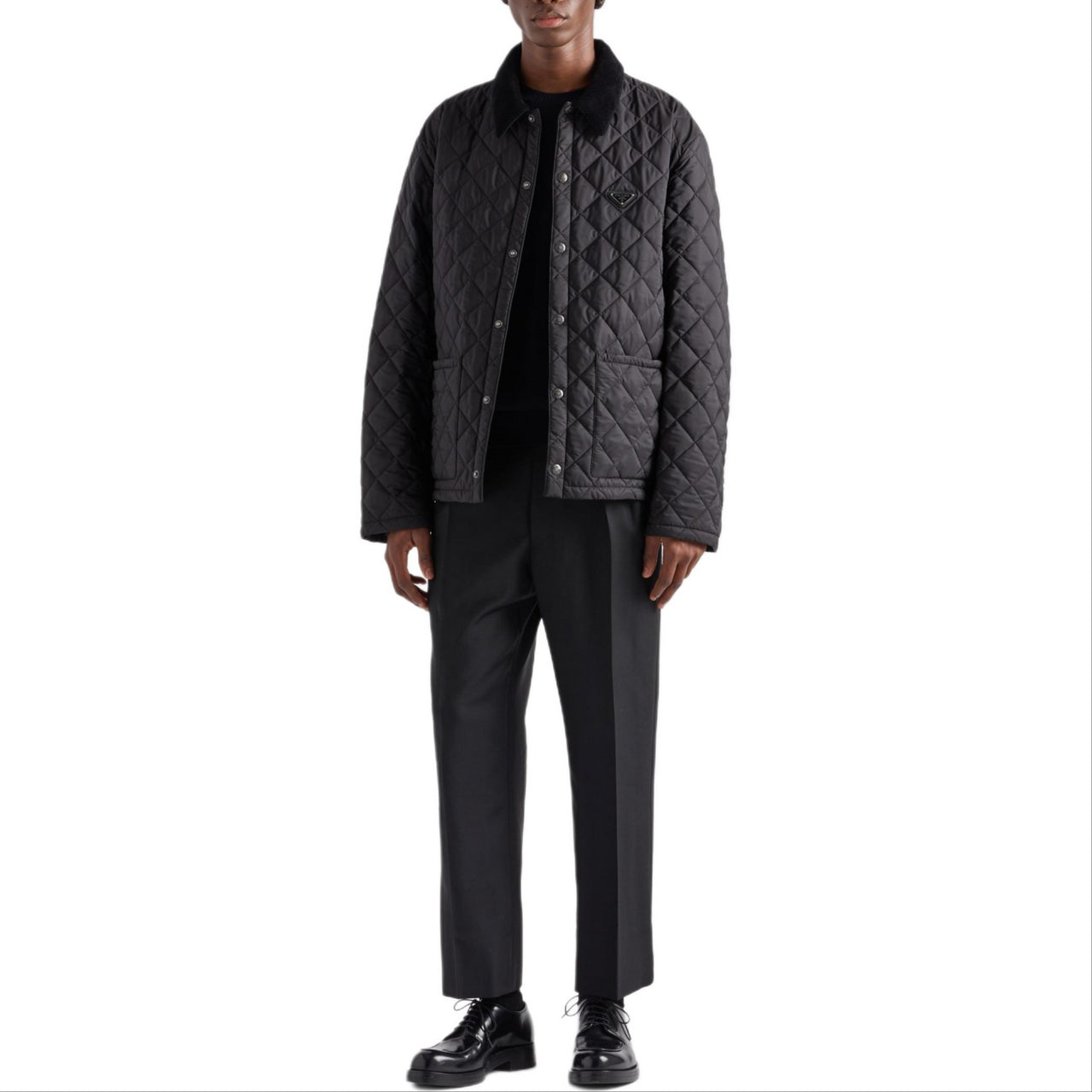 PRADA SS25 Jackets Coats Men's Black