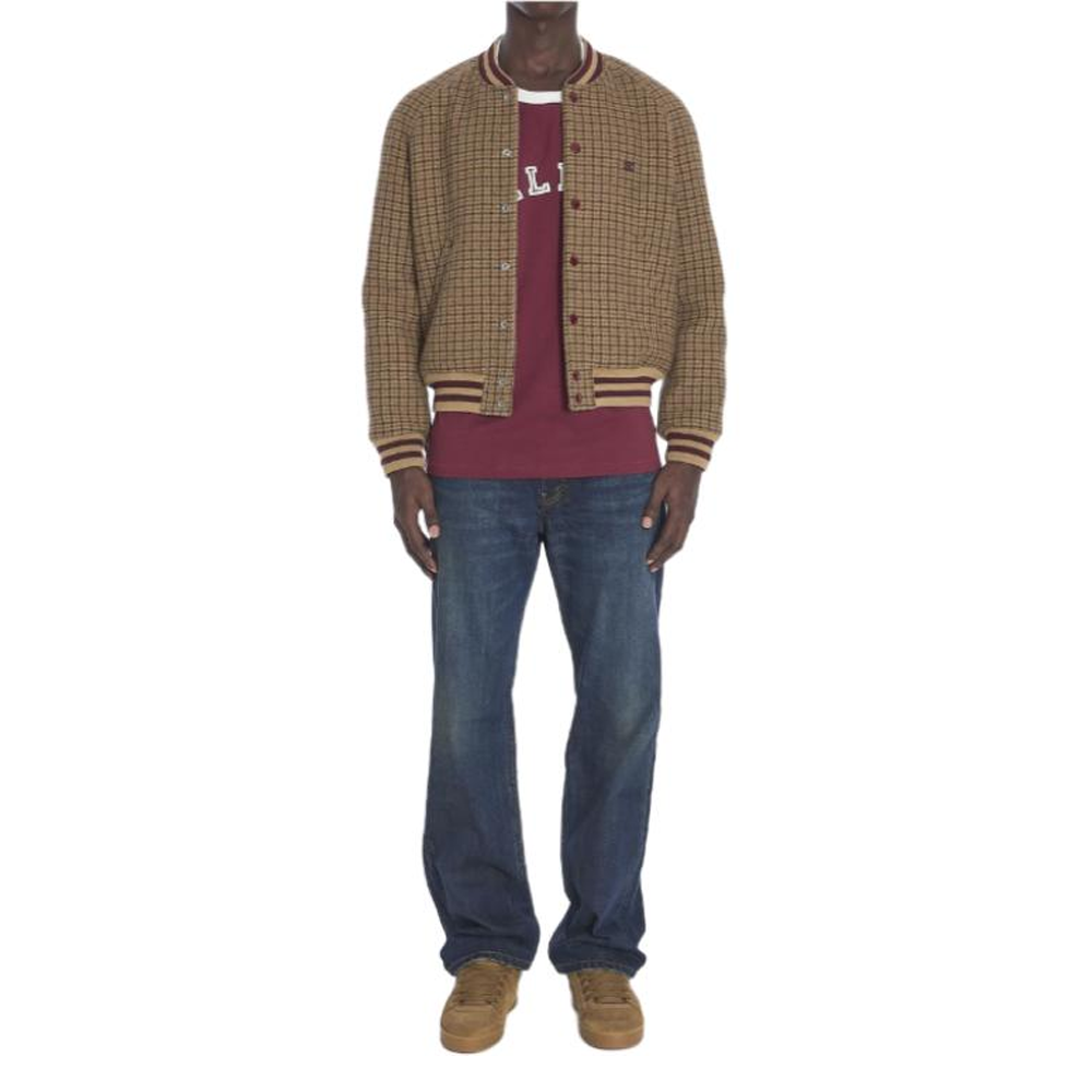 CELINE Triomphe Teddy Jacket In Houndstooth Wool