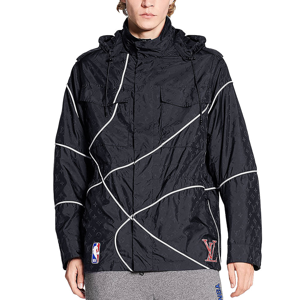 LOUIS VUITTON x NBA New Quarterly Products Of LV Windbreaker Jacket Men's Black